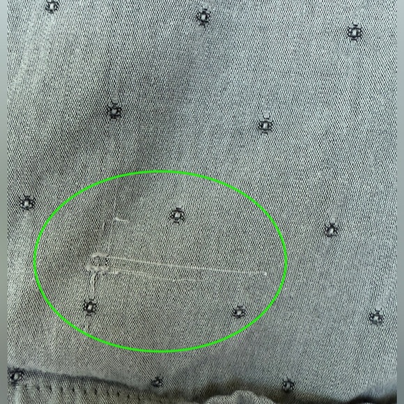 Cinch Gray Casual Button Down Shirt with Subtle Black Print Pattern Size XXL - Picture 8 of 9